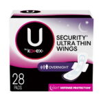 U Kotex Overnight  (28 Pads)